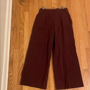 Old Navy Maroon Wide-Leg Pants